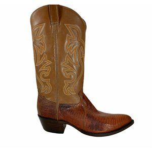 Cowtown Lizard Western Boots Women’s Size 10.5 D, fits more like a Size 11 D.